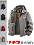 Iron Grit Men's Winter Hooded Jacket — Rugged Elegance Meets Modern Streetwear | Versatile Outerwear for Travel, Daily Wear & Urban Exploration
