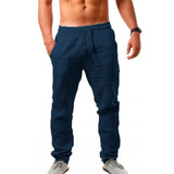 Iron Grit™ Linen Oversized Trousers — Premium Relaxed Fit Casual Pants for Men