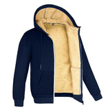 Iron Grit Arctic Fleece™ Hooded Jacket – Premium Sherpa-Lined Winter Coat with Full Zip & Thermal Insulation