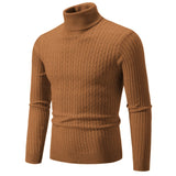Iron Grit Premium Men's Turtleneck Knitted Jumper | Warm Smart Casual Winter Knitwear