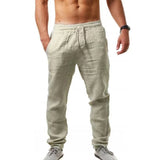 Iron Grit™ Linen Oversized Trousers — Premium Relaxed Fit Casual Pants for Men