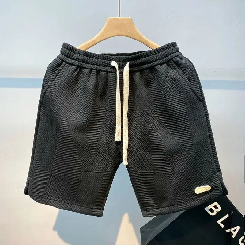 Premium textured shorts with a relaxed fit, breathable comfort and effortless everyday style