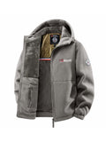 Iron Grit Men's Winter Hooded Jacket — Rugged Elegance Meets Modern Streetwear | Versatile Outerwear for Travel, Daily Wear & Urban Exploration