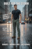 Men's Tactical Cargo Pants, Slightly Stretch Fabric, Soft and Breathable, Multi-Pocket, Suitable for Casual Outings