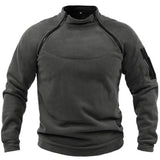 Iron Grit™ Tactical Fleece Hoodie — Premium Windproof Outdoor Pullover for Men