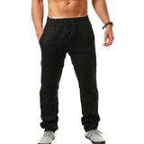 Iron Grit™ Linen Oversized Trousers — Premium Relaxed Fit Casual Pants for Men