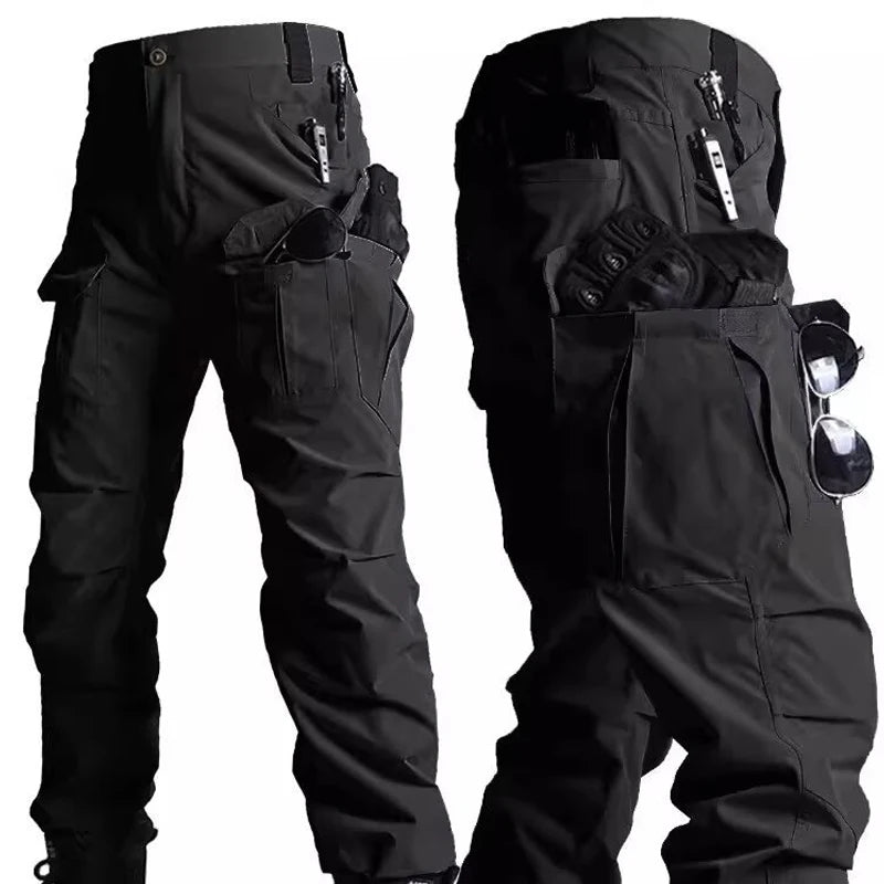 Men's Tactical Cargo Pants, Slightly Stretch Fabric, Soft and Breathable, Multi-Pocket, Suitable for Casual Outings