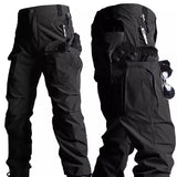 Men's Tactical Cargo Pants, Slightly Stretch Fabric, Soft and Breathable, Multi-Pocket, Suitable for Casual Outings
