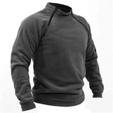 Iron Grit™ Tactical Fleece Hoodie — Premium Windproof Outdoor Pullover for Men