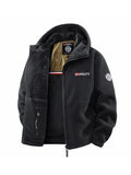 Iron Grit Men's Winter Hooded Jacket — Rugged Elegance Meets Modern Streetwear | Versatile Outerwear for Travel, Daily Wear & Urban Exploration