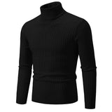 Iron Grit Premium Men's Turtleneck Knitted Jumper | Warm Smart Casual Winter Knitwear