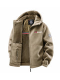 Iron Grit Men's Winter Hooded Jacket — Rugged Elegance Meets Modern Streetwear | Versatile Outerwear for Travel, Daily Wear & Urban Exploration