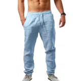 Iron Grit™ Linen Oversized Trousers — Premium Relaxed Fit Casual Pants for Men