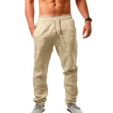 Iron Grit™ Linen Oversized Trousers — Premium Relaxed Fit Casual Pants for Men