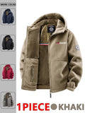 Iron Grit Men's Winter Hooded Jacket — Rugged Elegance Meets Modern Streetwear | Versatile Outerwear for Travel, Daily Wear & Urban Exploration