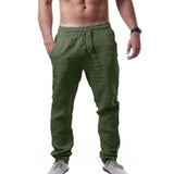 Iron Grit™ Linen Oversized Trousers — Premium Relaxed Fit Casual Pants for Men