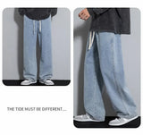 Iron Grit™ Heritage Wide Leg Jeans
Designed for effortless everyday style, the Heritage Wide Leg Jeans combine a relaxed silhouette with a premium light-wash finish. Crafted for comfort and versatility, they feature a clean drape, adjustable drawstring wa