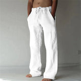 Iron Grit™ Linen Oversized Trousers — Premium Relaxed Fit Casual Pants for Men