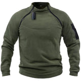 Iron Grit™ Tactical Fleece Hoodie — Premium Windproof Outdoor Pullover for Men