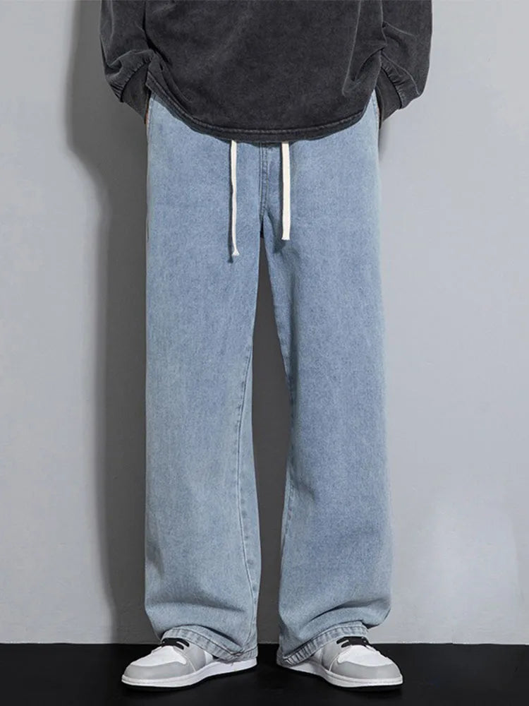 Iron Grit™ Heritage Wide Leg Jeans
Designed for effortless everyday style, the Heritage Wide Leg Jeans combine a relaxed silhouette with a premium light-wash finish. Crafted for comfort and versatility, they feature a clean drape, adjustable drawstring wa