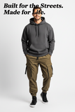 Men's Tailored Khaki Cargo Trousers