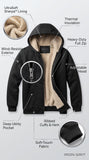 Iron Grit Arctic Fleece™ Hooded Jacket – Premium Sherpa-Lined Winter Coat with Full Zip & Thermal Insulation