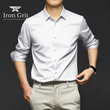 Men's Premium Long Sleeve Dress Shirt | Non-Iron, Wrinkle-Resistant | Business, Formal & Smart Casual Wear