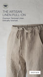 Iron Grit™ Linen Oversized Trousers — Premium Relaxed Fit Casual Pants for Men