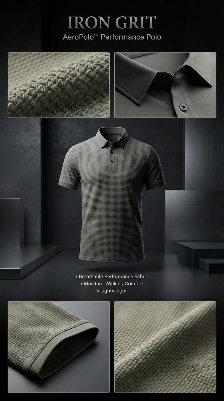 Iron Grit AeroPolo™ Performance Polo